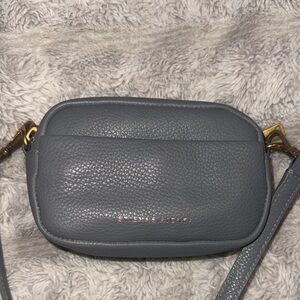 Etienne Aigner Slate Leather Crossbody Bag